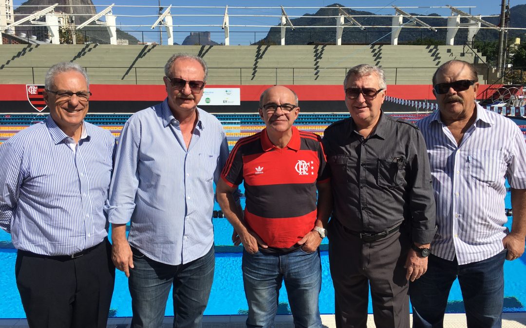 FENACLUBES presente na inauguração da nova piscina do Flamengo/RJ