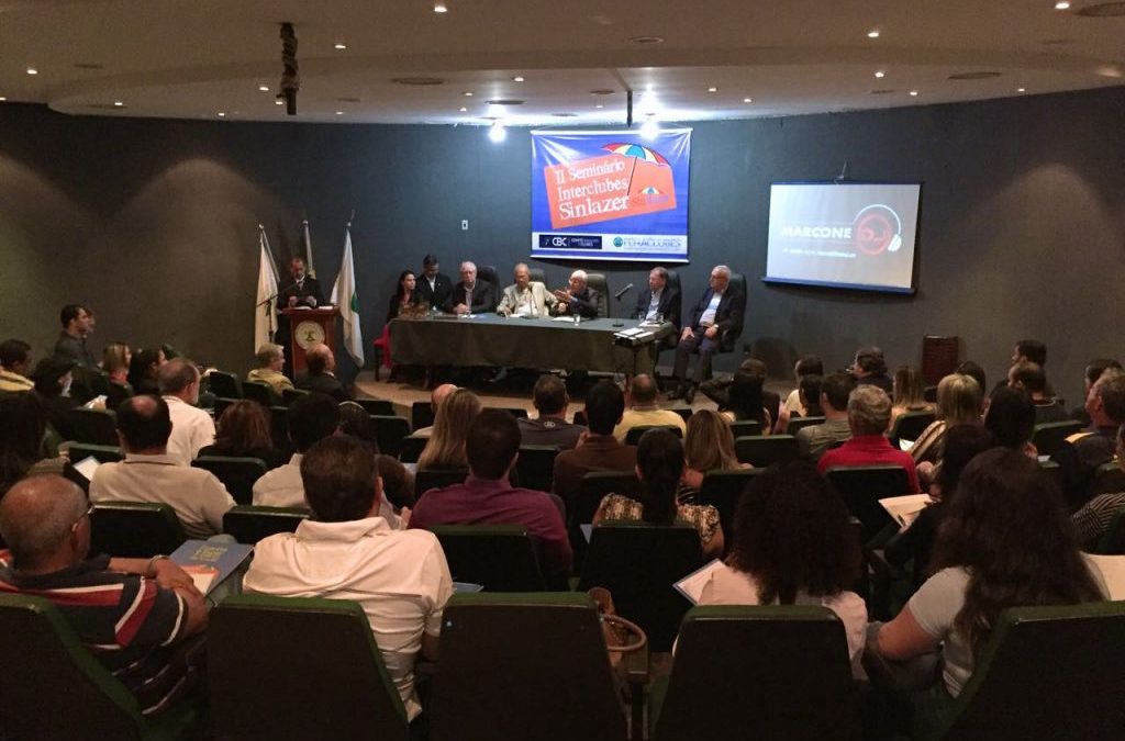 Com apoio da FENACLUBES, SINLAZER promove Seminário Interclubes