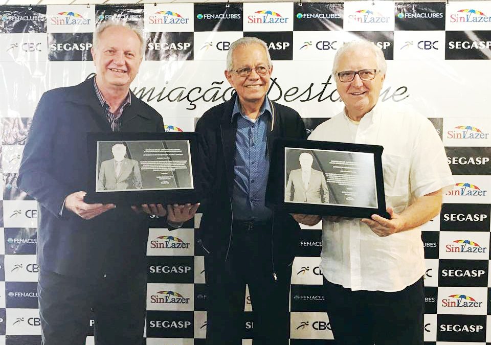 Presidentes da FENACLUBES e do CBC são homenageados em Brasília