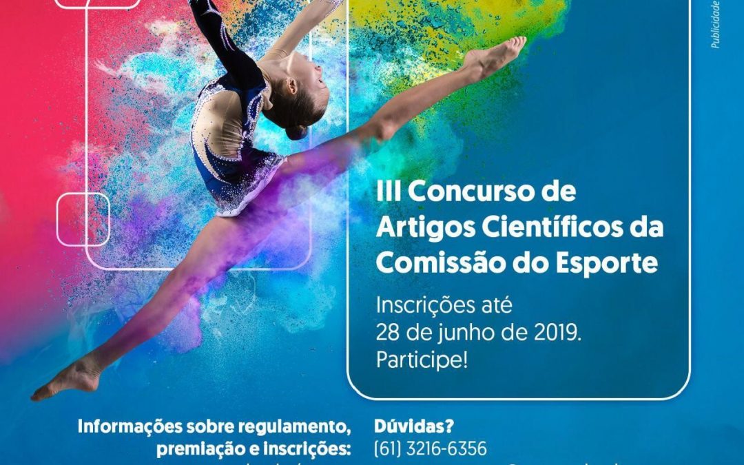 III Concurso de Artigos Científicos da Comissão do Esporte