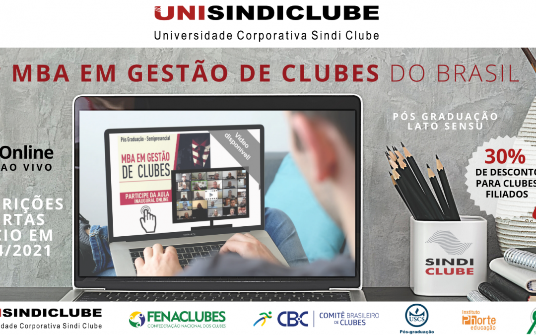 Convite! Aula magna do MBA em gestão de Clubes  oferece conteúdo e oportunidade para tirar dúvidas
