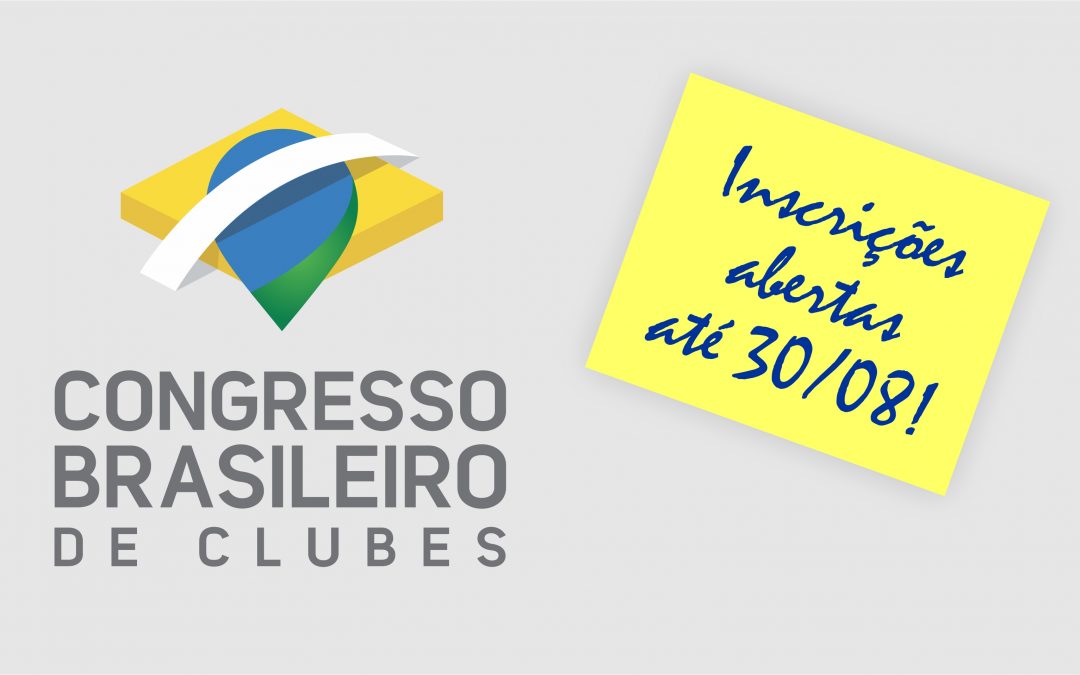 Dia 30 se encerram as inscrições do Congresso; dia 1° serão abertas as Inscrições Extras!