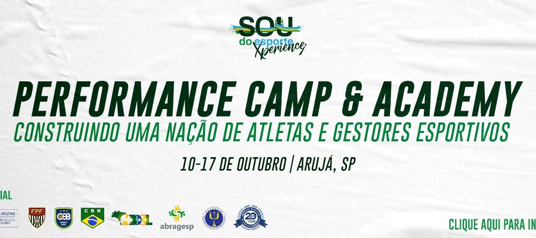 FENACLUBES apoia o Performance Camp & Academy