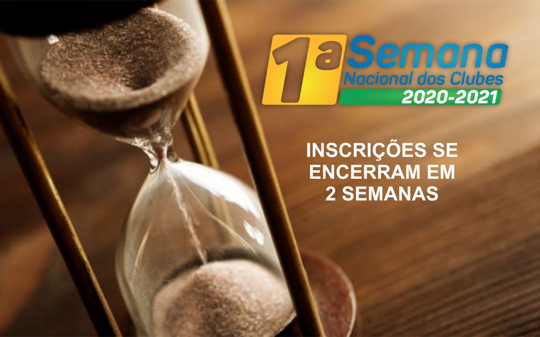 Últimas 2 semanas para se inscrever no evento
