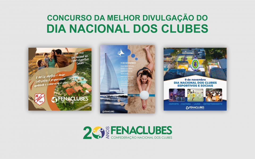 Revelados os vencedores do primeiro Concurso de Divulgação do Dia dos Clubes