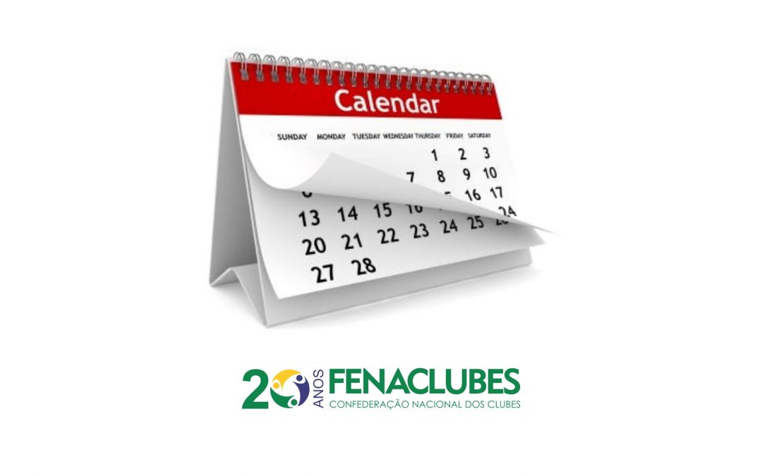Confira as obrigações de seu Clube no mês de dezembro