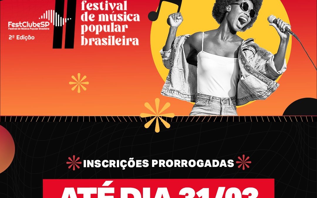 Últimos dias para se inscrever no FestClubeSP!