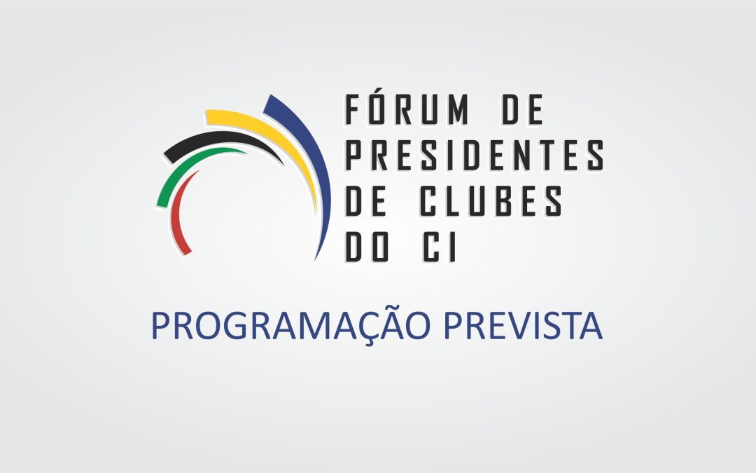 Programação do Fórum está imperdível: CONFIRA!