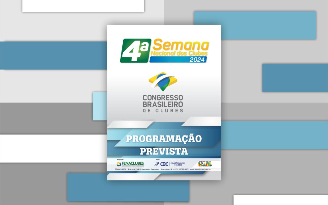 Congresso ganha novo formato que atende ao pedido dos Clubes
