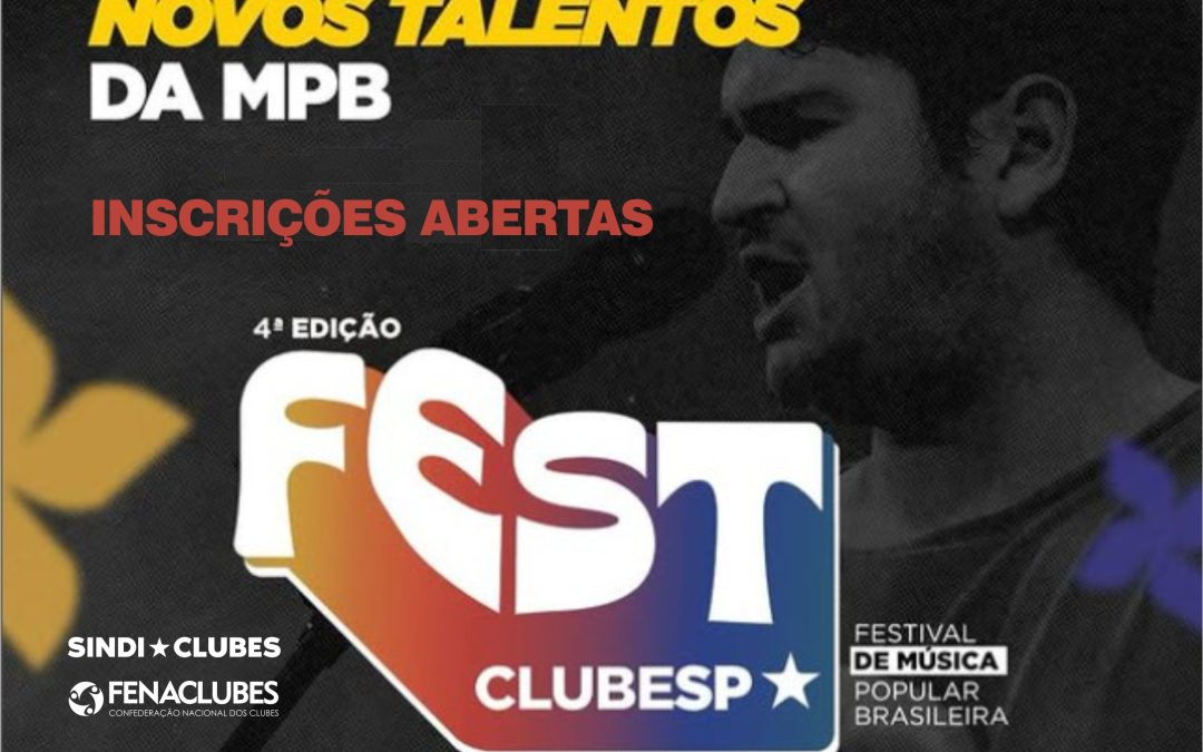 Inscrições abertas para a 4ª edição do FestClubeSP