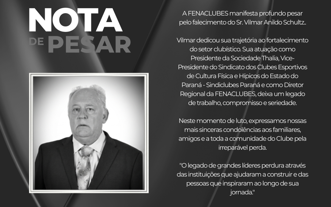 Nota de Pesar!