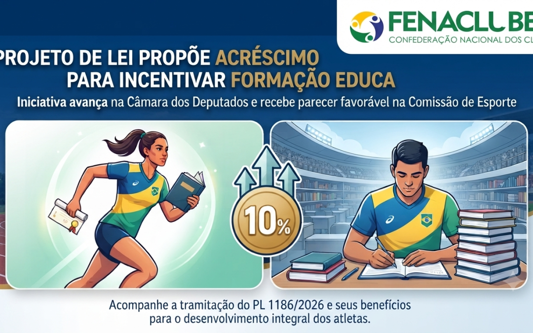 Projeto de Lei propõe acréscimo de 10% no Bolsa-Atleta para incentivar formação educacional